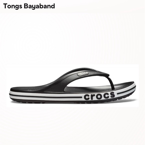 CROCS Unisex Classic Black Sandals M9/W11 - Picture 3 of 6